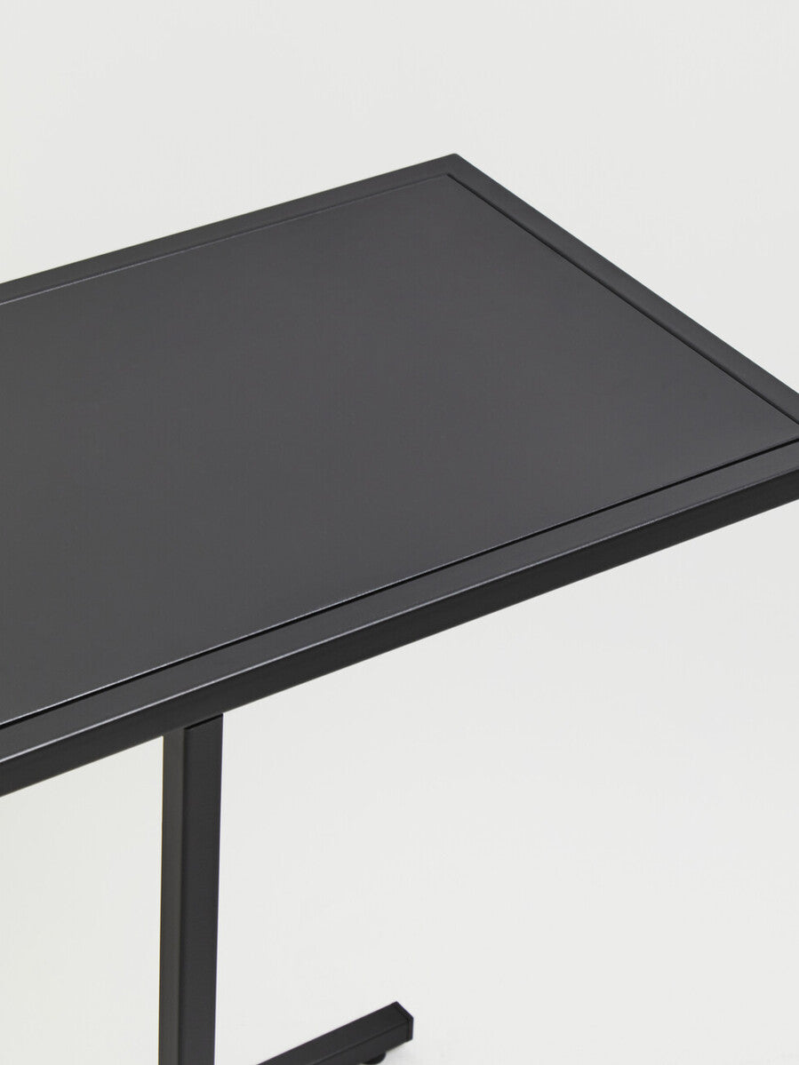 Acero Black Metal Side Table