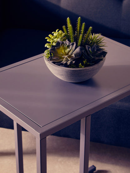 Acero Grey Side Table