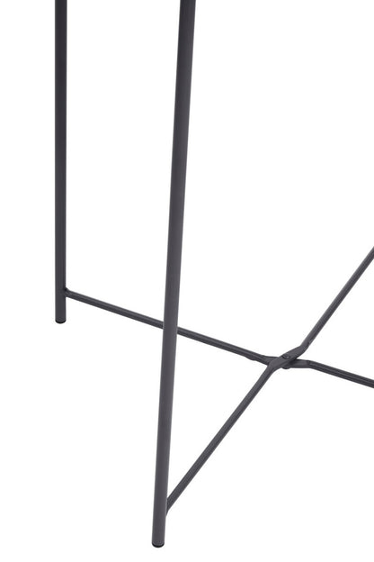 Acero Round Grey Side Table