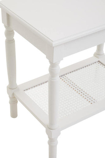 Heritage White Side Table