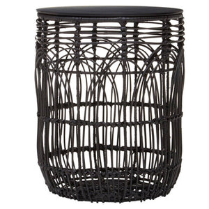 Arles Round Rattan Table