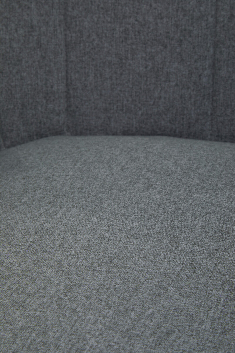 Stockholm Grey Fabric Armchair