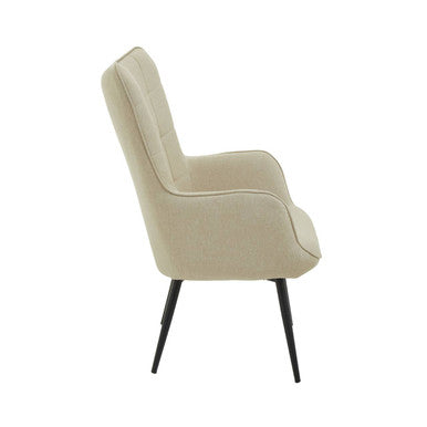 Stockholm Natural Fabric Armchair