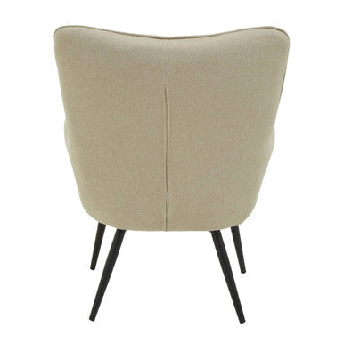 Stockholm Natural Fabric Armchair