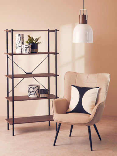 Stockholm Natural Fabric Armchair