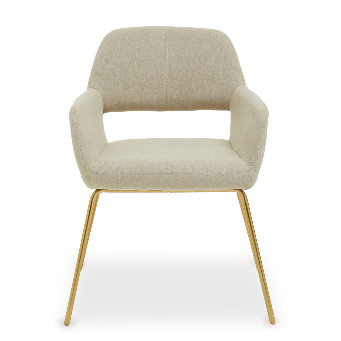 Stockholm Natural Fabric Dining Chair - Image 2