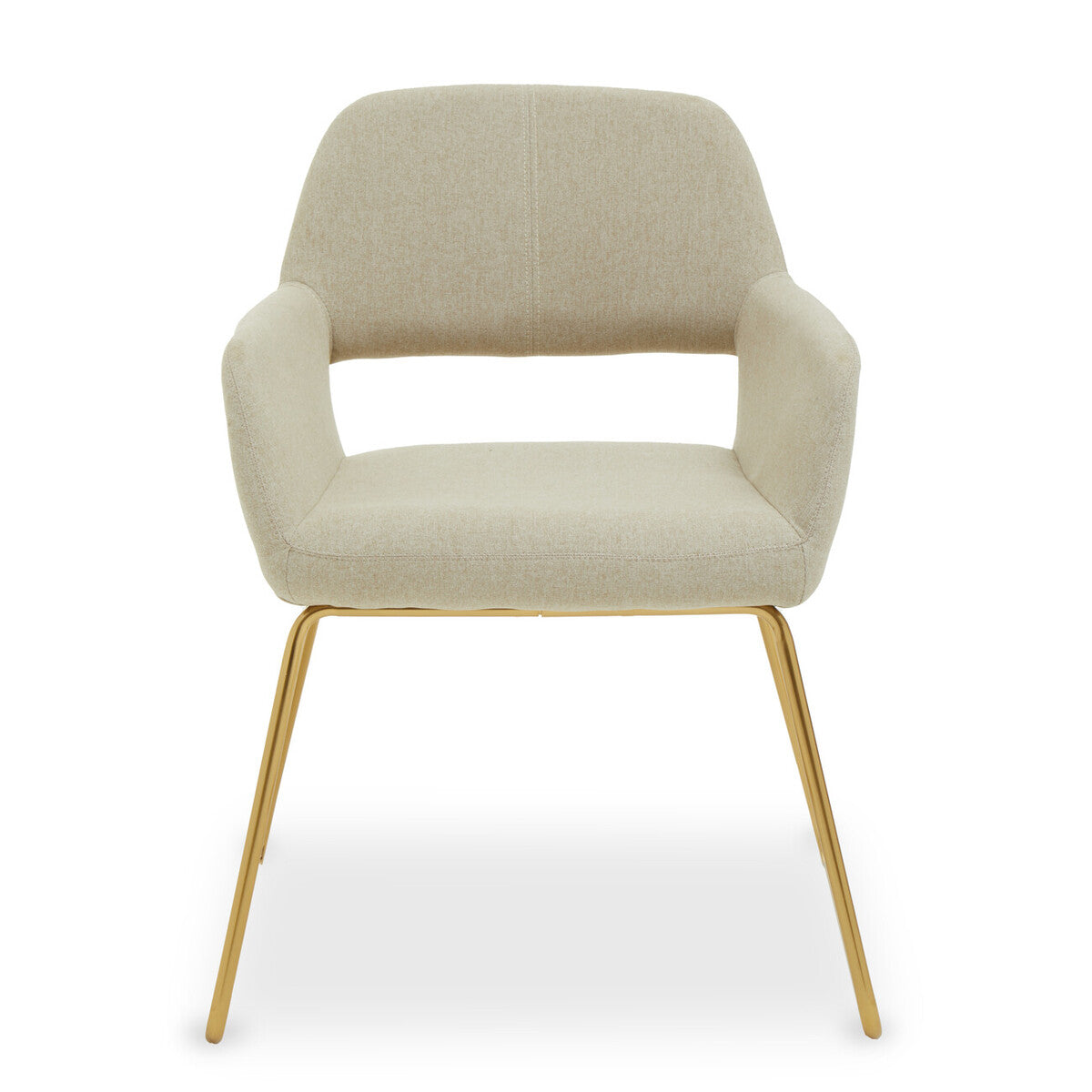 Stockholm Natural Fabric Dining Chair - Image 2