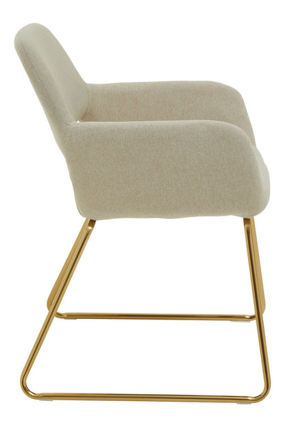 Stockholm Natural Fabric Dining Chair - Image 5