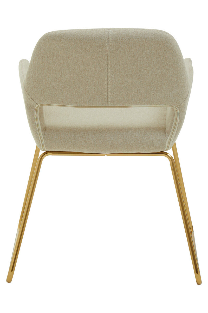 Stockholm Natural Fabric Dining Chair - Image 6