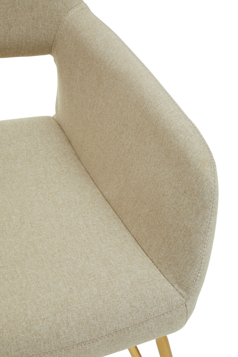 Stockholm Natural Fabric Dining Chair - Image 11