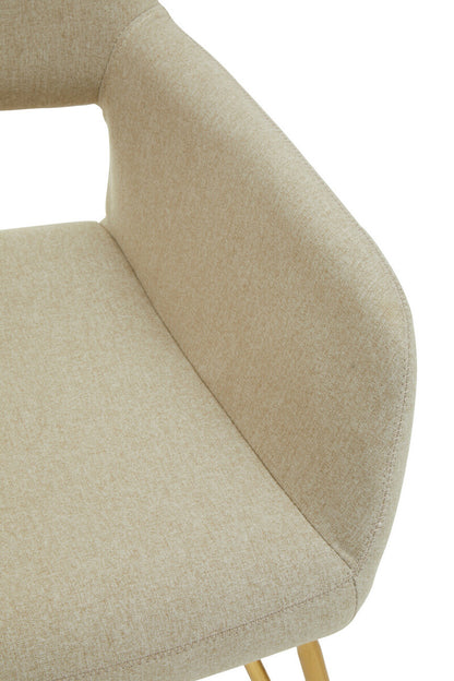 Stockholm Natural Fabric Dining Chair - Image 11