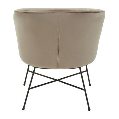 Stockholm Mink Velvet Chair