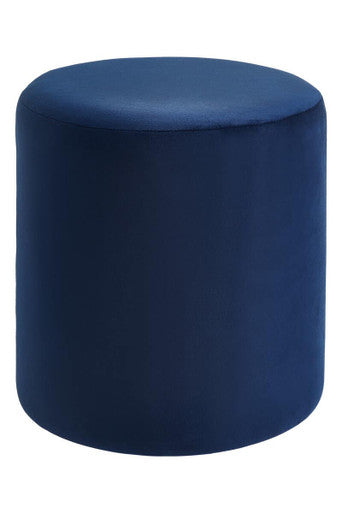 Haley Midnight Blue Round Stool