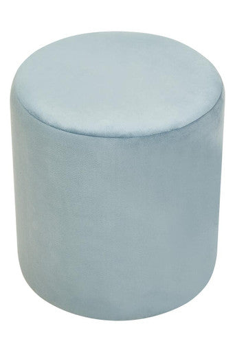 Haley Blue Round Stool