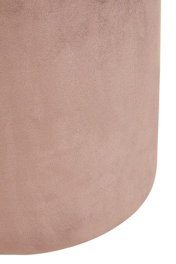 Haley Dusty Pink Velvet Pouffe - image 4
