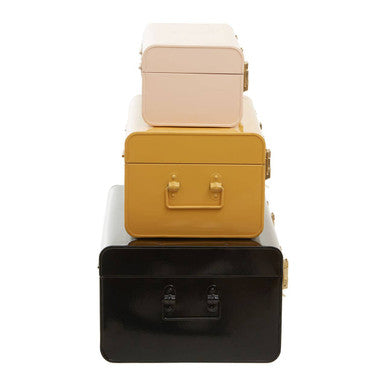 Parley Set Of Three Assorted Storage Trunks