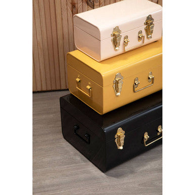 Parley Set Of Three Assorted Storage Trunks