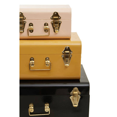 Parley Set Of Three Assorted Storage Trunks