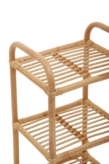 Mataram Natural Rattan Shelf Unit