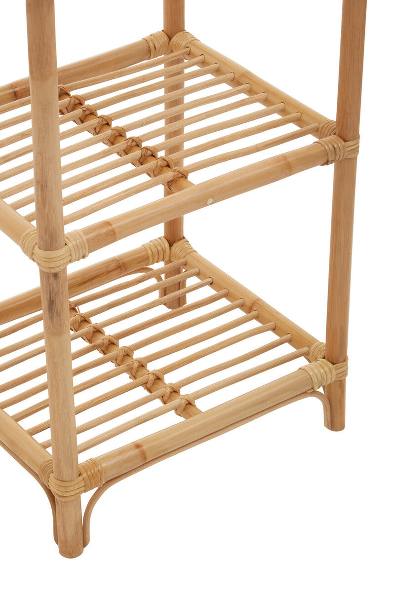 Mataram Natural Rattan Shelf Unit