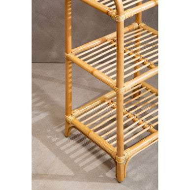Mataram Natural Rattan Shelf Unit