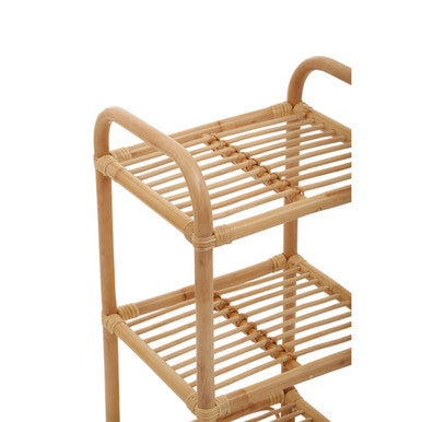 Mataram Natural Rattan Shelf Unit