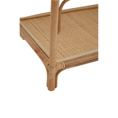 Mataram Three Tier Natural Rattan Shelf Unit