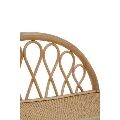 Mataram Three Tier Natural Rattan Shelf Unit
