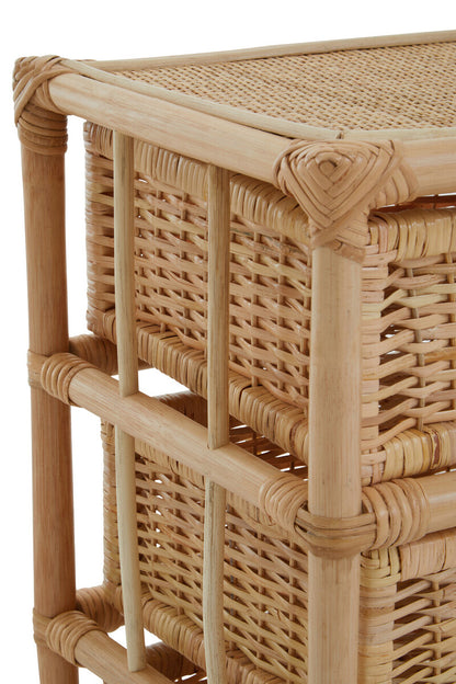 Mataram Natural Rattan Six Drawer Chest