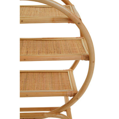 Mataram Three Tier Natural Rattan Shelf Unit 1