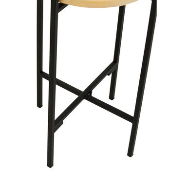 Depok Small Rattan Planter with Metal Stand