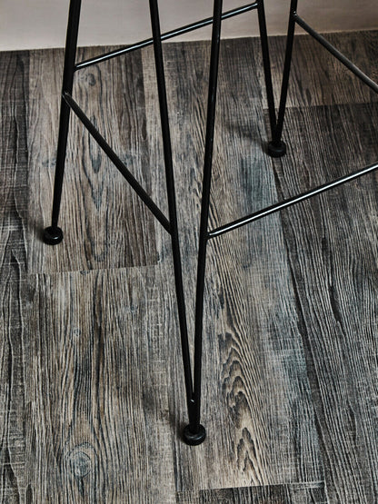 Lagom Black Natural Rattan Bar Chair