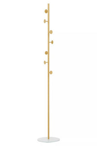 Avento Gold And White Coat Stand