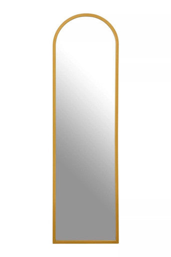 Avento Gold Finish Floor Mirror