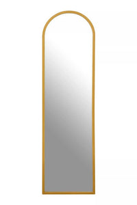 Avento Gold Finish Floor Mirror