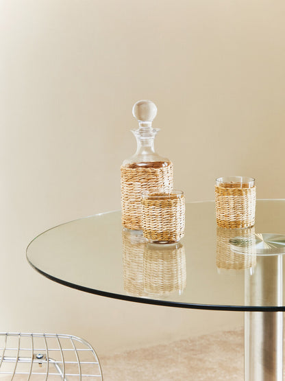 Metropolitan Round Silver Finish Dining Table
