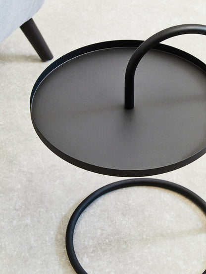 Trosa Black Hanging Top Side Table