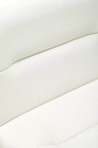 Close-up of white fabric with a subtle texture