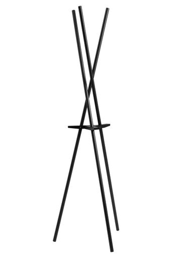 Rostok Matt Black Coat Stand