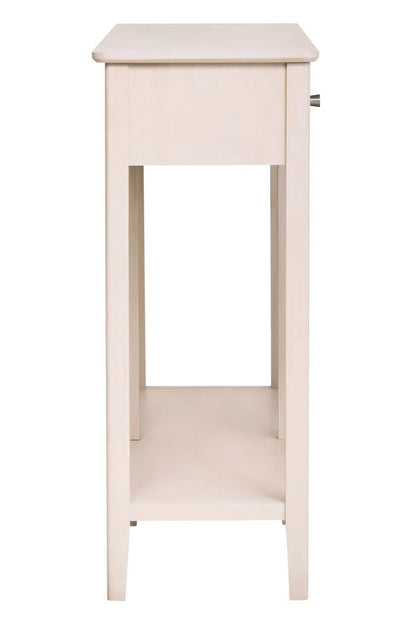Taupe Finish 2 Drawer Wooden Console Table, Heritage