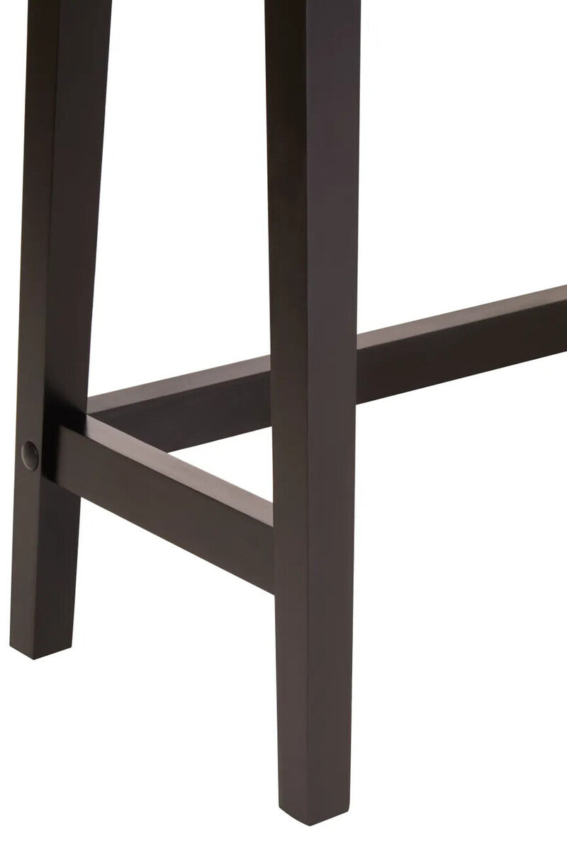 Heritage Two Drawer Black Wood Finish Console Table