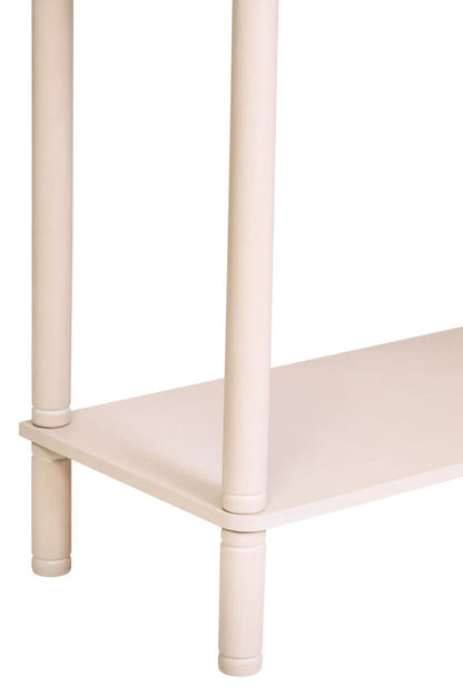 Taupe 2 Drawer Reed Detail  Wooden Console Table, Heritage
