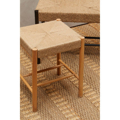 Bandar Natural Rope Weave Stool