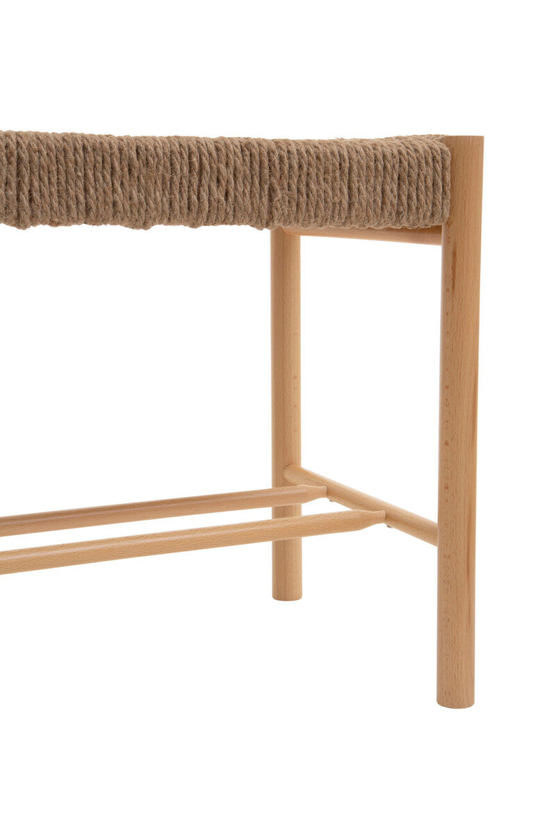 Bandar Small Natural Wood Bench