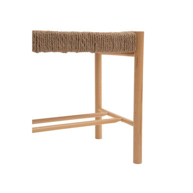 Bandar Small Natural Wood Bench