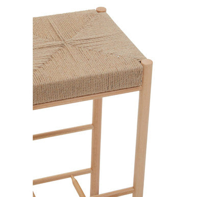 Bandar Natural Rope Weave Bar Stool