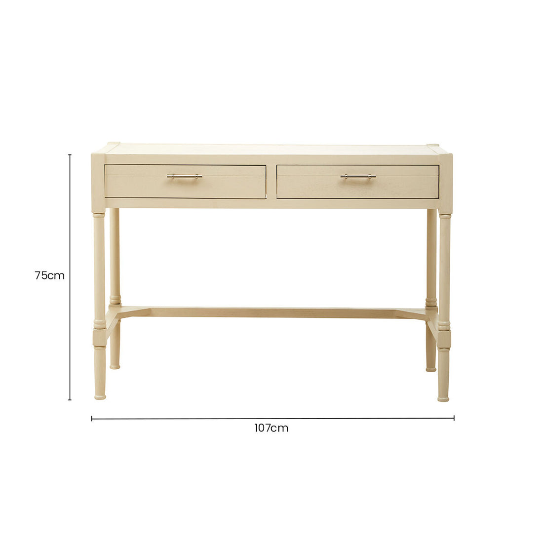 Heritage Ivory Desk with 2 Drawers