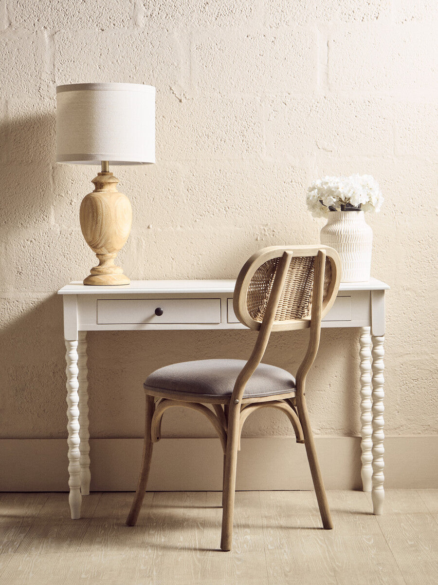 Heritage Two Drawer Ivory Desk - Image 3