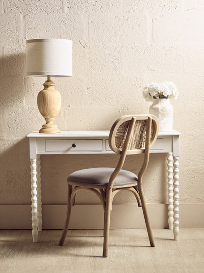 Heritage Two Drawer Ivory Desk - Image 3