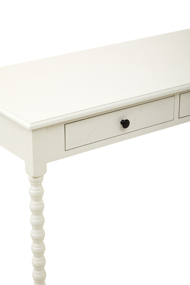 Heritage Two Drawer Ivory Desk - Image 12